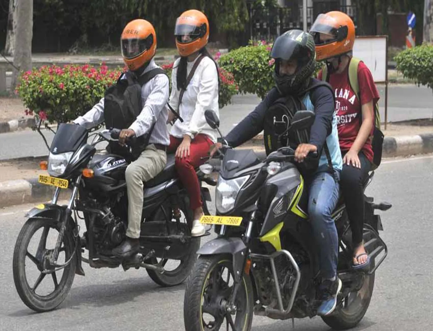 Two wheelers helmet